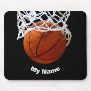 Basketball Your Name Mouse Mat