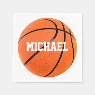Basketball Your Name Napkin