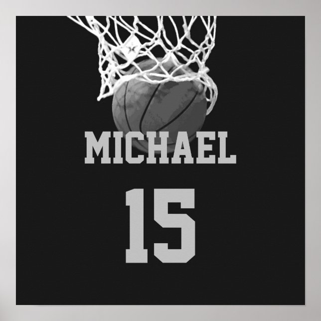 Basketball Your Name Poster (Front)