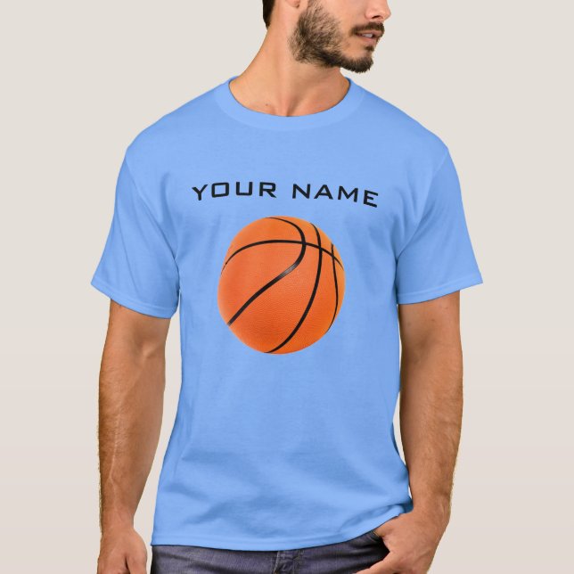 Basketball Your Name T-Shirt (Front)
