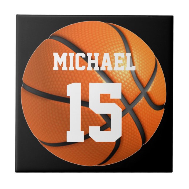 Basketball Your Name Tile (Front)