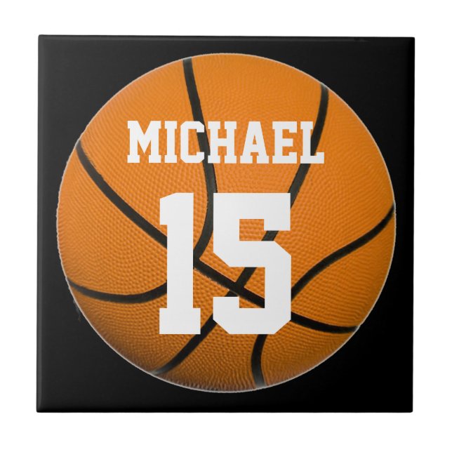 Basketball Your Name Tile (Front)