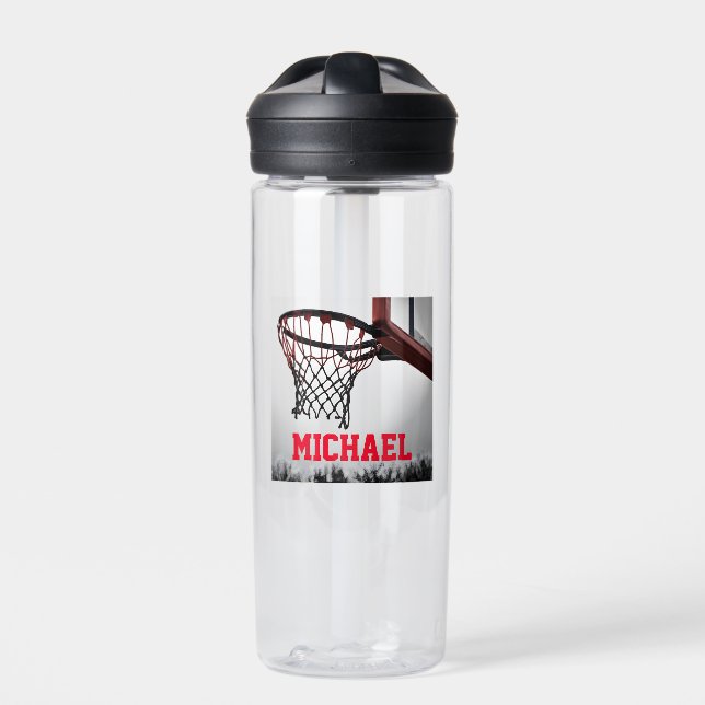 Basketball Your Name Water Bottle (Front)
