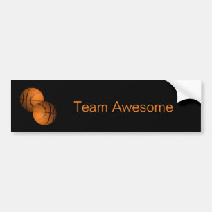 Basketballs Bumper Sticker
