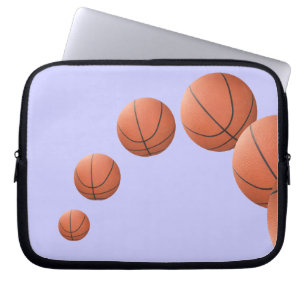 Basketballs in the Air Laptop Sleeve