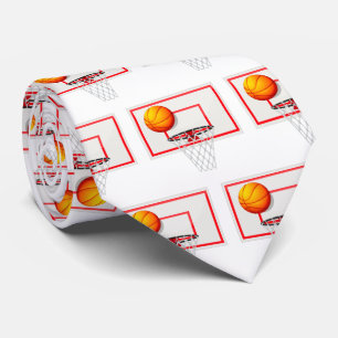 Basketballs Pattern   Sport Gifts Tie