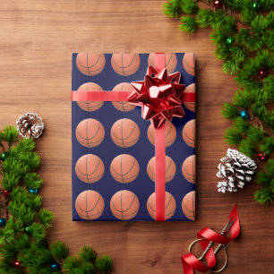 Basketballs Wrapping Paper