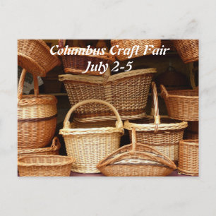 Baskets on Display Postcard
