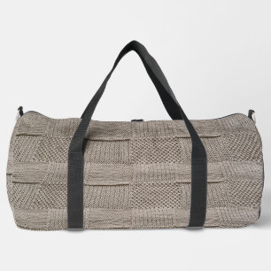 Basketweave Patchwork Knit by Shirley Taylor Duffle Bag