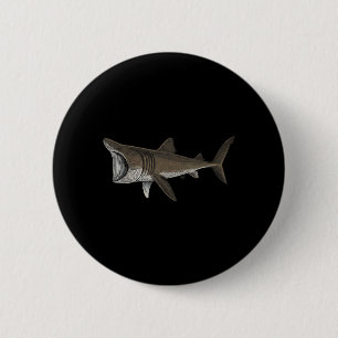 Basking Shark 6 Cm Round Badge