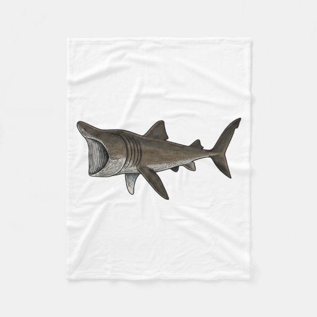 Basking Shark Fleece Blanket (Front)