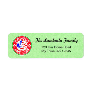 Basque American Address Labels