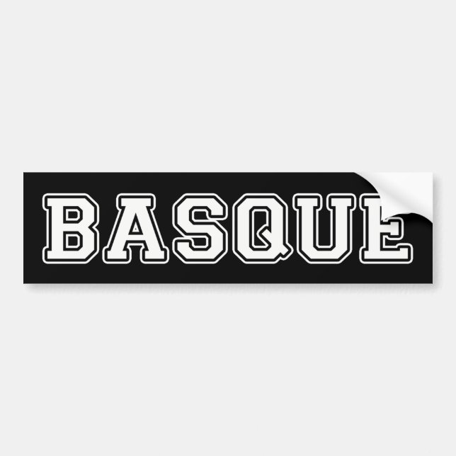 Basque Bumper Sticker (Front)
