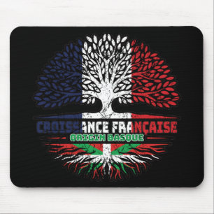 Basque Country Basque French France Tree Roots Mouse Mat