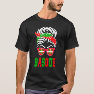 Basque Country Flag Basque Girl T-Shirt