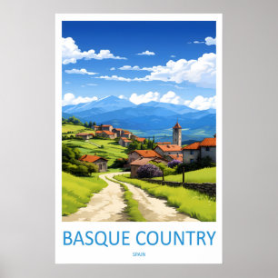 Basque Country Travel Poster 1