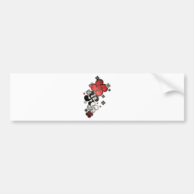 Basque cross bumper sticker (Front)