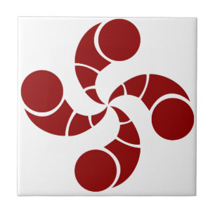 Basque cross of golf tile