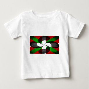 Basque Flag and Cross Baby T-Shirt