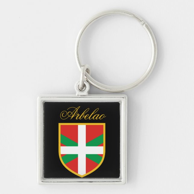 Basque Flag Key Ring (Front)