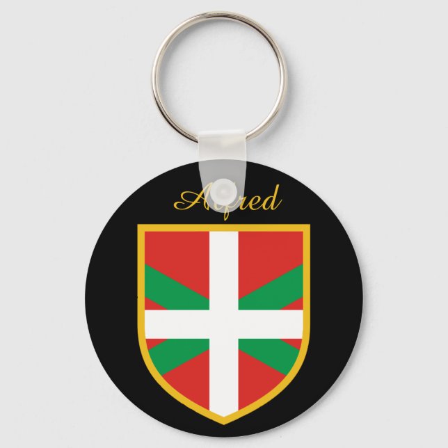 Basque Flag Key Ring (Front)