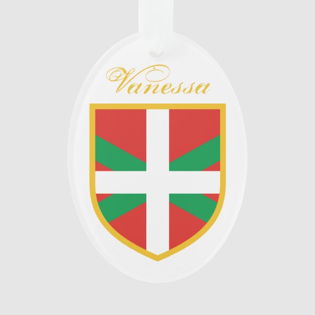 Basque Flag Ornament (Front)