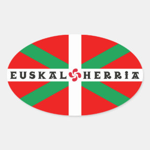 Basque flag sticker "ikkurina"
