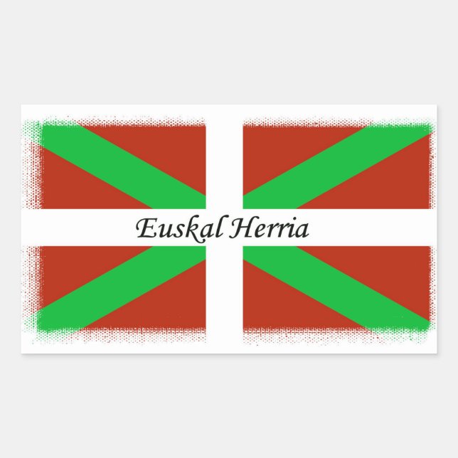 Basque Flag With Euskal Herria Sticker (Front)