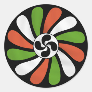 Basque Flower Sticker