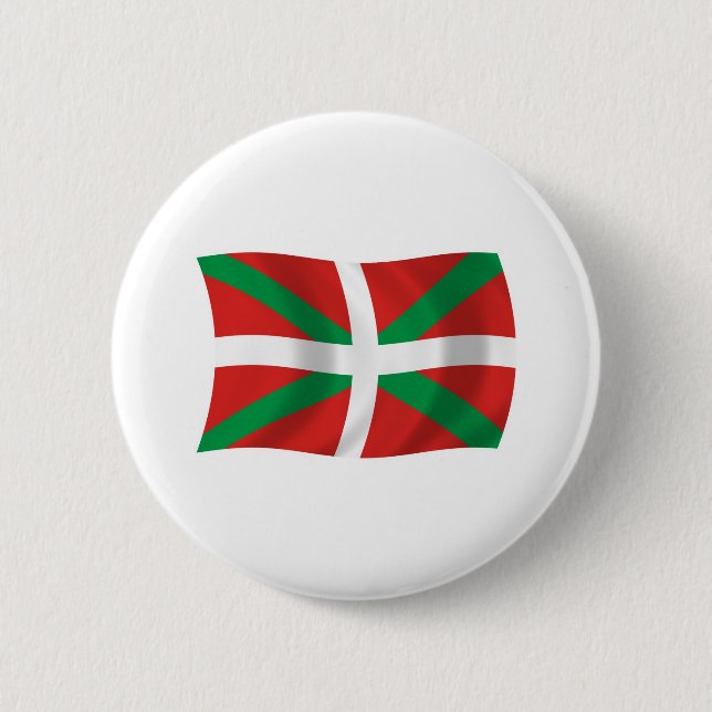 Basque People Flag Button (Front)