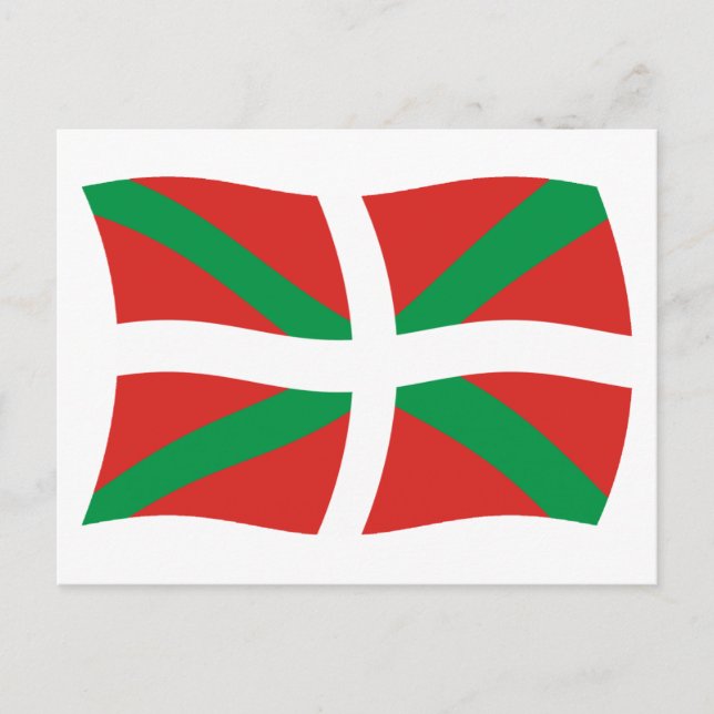 Basque People Flag Postcard (Front)