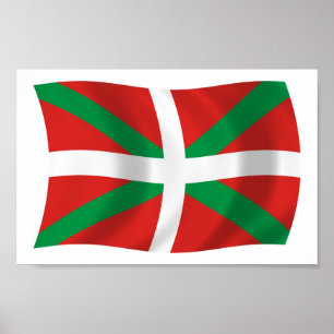 Basque People Flag Poster Print