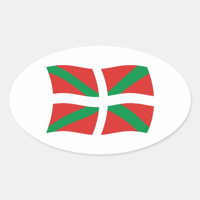 Basque People Flag Sticker (Front)