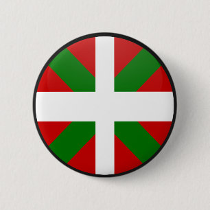 Basque quality Flag Circle 6 Cm Round Badge