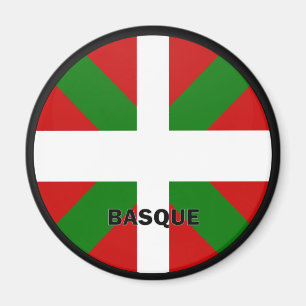 Basque Roundel quality Flag Magnet