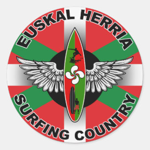 Basque Surfing Sticker