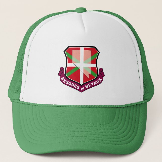 Basques in Nevada, Ikurriña heraldic coat of arms: Trucker Hat (Front)