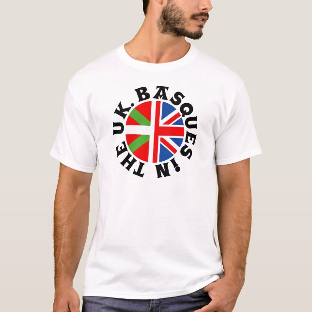 Basques in United Kingdom, Ikurriña + Union Jack: T-Shirt (Front)