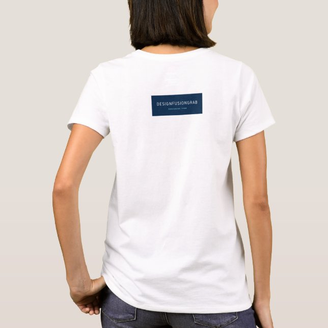 "Basquiat-Inspired Abstract Fusion Tee" T-Shirt (Back)