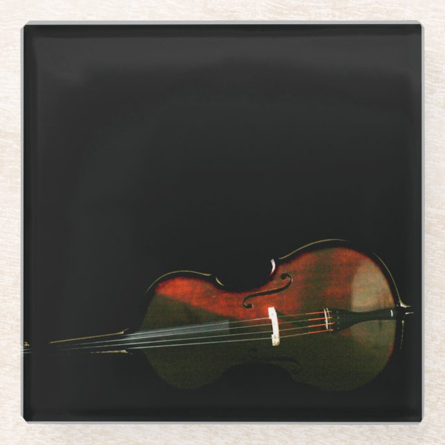 Bass 3 coastercna glass coaster (Front)