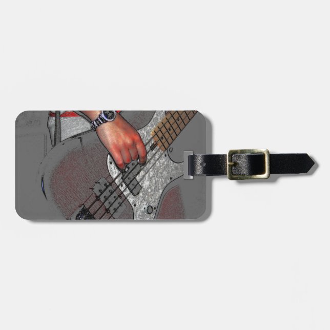 Bass 4 cd ltcna luggage tag (Front Horizontal)