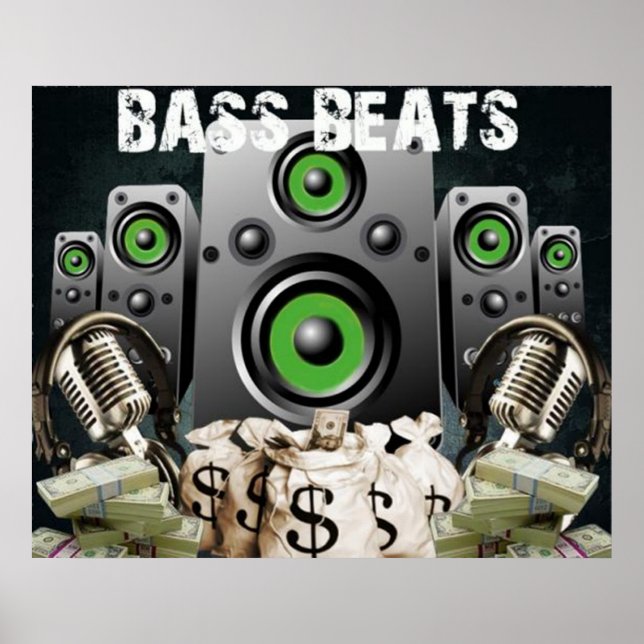 Bass Beats Poster (Front)