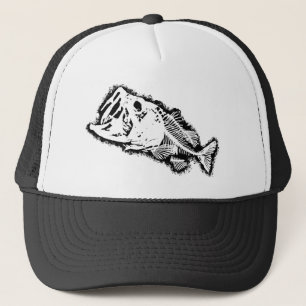 BASS & BONES White Trucker Hat