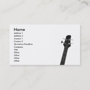 Bass Business Card
