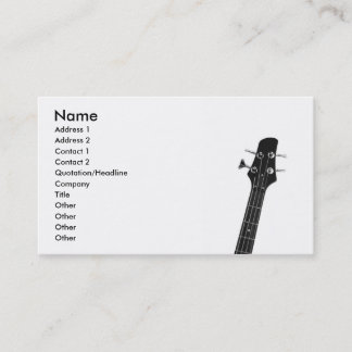 Bass Business Card