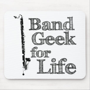 Bass Clarinet Band Geek Mouse Mat