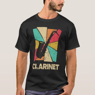 Bass Clarinet Clarinetist Clarinet Player Silhouet T-Shirt