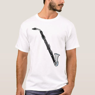 Bass Clarinet Graphic, Just the Clarinet T-Shirt