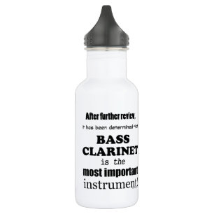 Bass Clarinet  Most Important Instrument 532 Ml Water Bottle