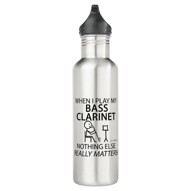 Bass Clarinet Nothing Else Matters 710 Ml Water Bottle (Right)